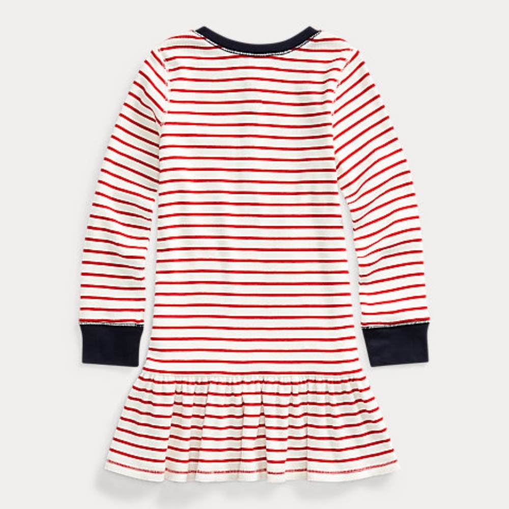 Ralph Lauren Girls Striped Cotton Henley Dress 6X - Picture 2 of 3
